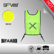 2015 uniform construction workwear polyester mesh fabric reflective safety high visibility vest